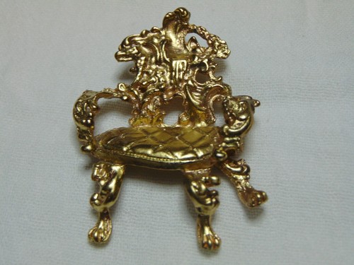 Vintage antique baroque chair - vintage,