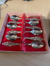 6 x Dutch silver colour white