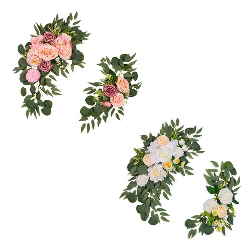 Wedding arch flowers 2pcs - wedding,