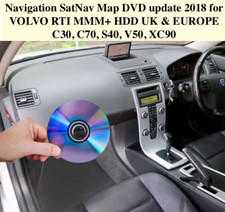 Navigation SatNav Map DVD update 2018 for VOLVO RTI MMM+ HDD UK & EU - S40, V50