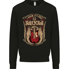 I Know It’s Only Rock ’n’ Roll Music Guitar Mens Sweatshirt Jumper