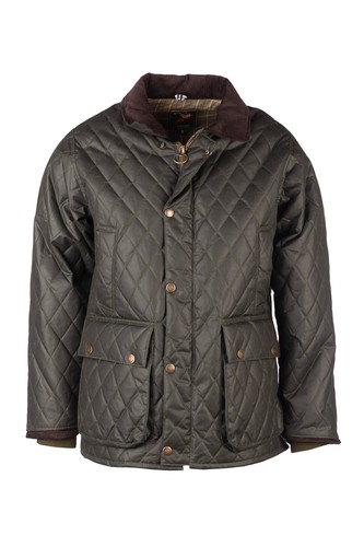 Men waxed cotton quilted - cotton,