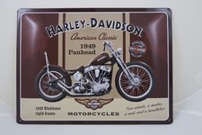 LARGE Tin Metal Embossed Sign