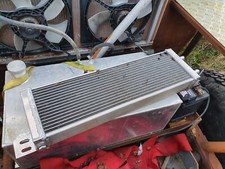 ALUMINIUM OIL COOLER TRACK DAY CHALLENGE TRUCK OFFROAD DUEL CORE HUGE CAR 4X4