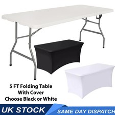 Folding table 5ft - with, or