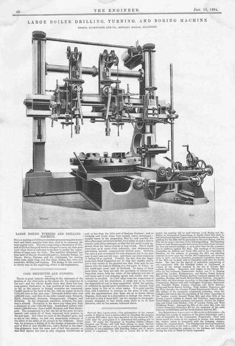 Turning boring machine by - boring,