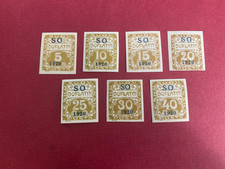 EASTERN SILESIA 1920 MH SC J1 - 7 CZECHOSLOVAKIA POSTAGE DUE OVERPRINT DOPLATIT