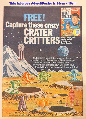 Kellogg crater critters - kellogg's,