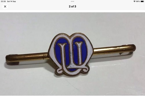 Mothers union bar brooch - union,