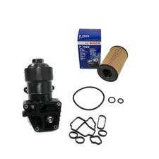 Oil Filter Holder with Gasket + Oil Filter for VW 1.6 2.0 TDI 03L115389C 026407023 B