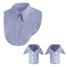 Women False Collar Womens Detachable Collar Bib Blouse Fake Lapel Half Shirt