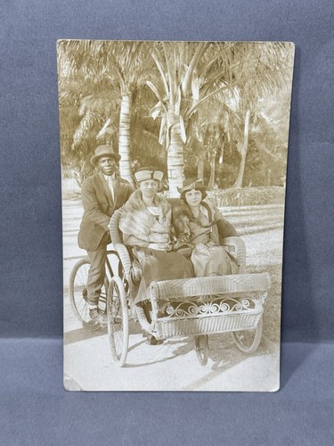 Rare african american - american, pedicab