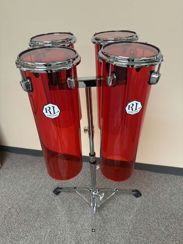 Octoban red seamless - seamless, acrylic