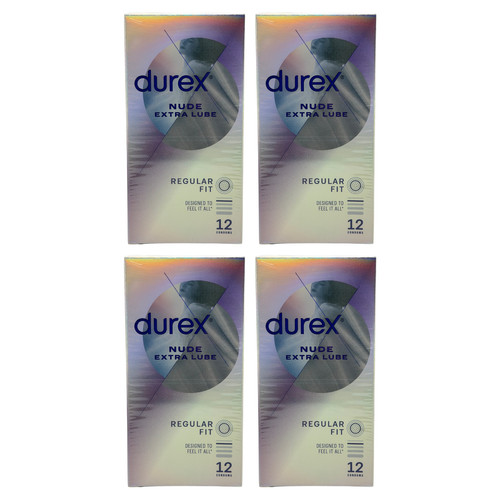 Durex nude extra lube - 4,