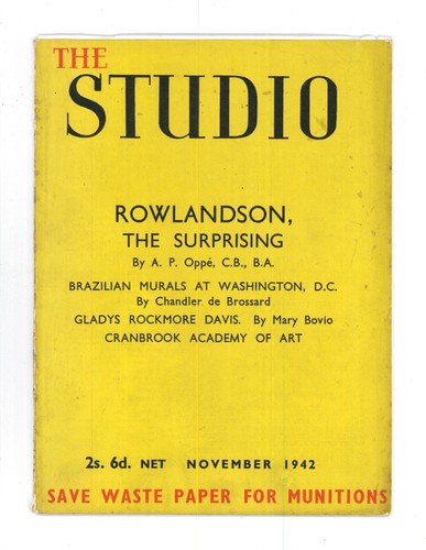 Studio illustrated magazine - studio, an