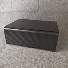 Vintage Black Ash 2 Drawer CD