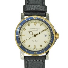 Girard Perregaux 7100 Sea Hawk 38mm SS Automatic Date 500m Water #KN556