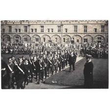 OXFORD Church Lads Brigade & Boy Scouts at Christ Church Parade RP Postcard 1913