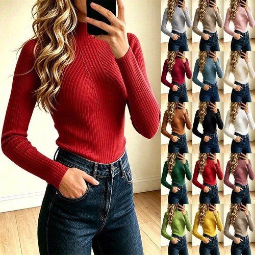 Lady jumper tops knitted - tops,