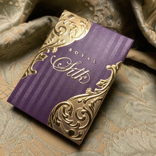 Royal silk playing cards - silk,