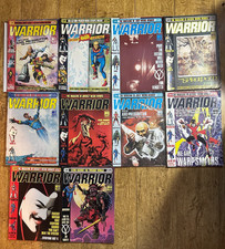 Warrior UK Magazine UK (1982) 10 Books - #1 #2 #5 #6 #7 #8 #9 #10 #11 #14