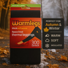 Thermal Fleece Lined Leggings | 300 Denier | Warmlegs® - 1 PACK