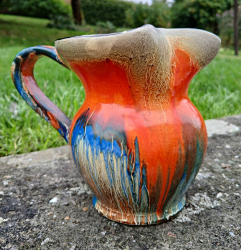 Canning pottery flame jug - pottery,