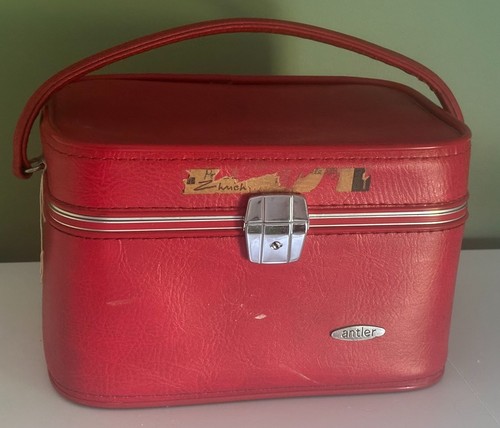 Vintage red antler - vintage, case