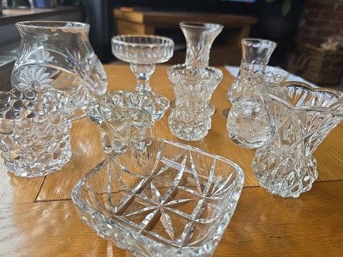 Assortment crystal glass - 10,