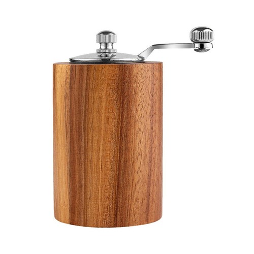 Manual wooden salt pepper - salt,