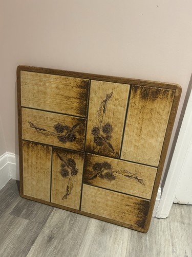 Danish tiled top wood coffee - danish,