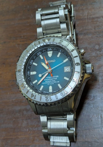 Seiko 41mm kinetic landmaster - kinetic,