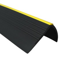 Stair Nosing Rubber Bullnose 118cm Non-Slip 40x40mm Step Edge Trim Cover RDO