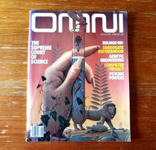 Omni Magazine January 1988 - Science Sci-Fi Paranormal - Vintage