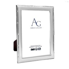 Sterling Silver 10x8" Photo Frame with British Hallmark - Arbras Gallery (AG317)
