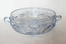 Art Deco  Blue Glass 'Marine' Bowl by Bagley