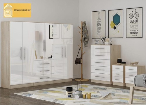 Large door bedroom set - bedroom,