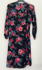 Red Herring  Black Floral Wrap