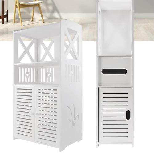 White bathroom wall cabinet - bathroom,