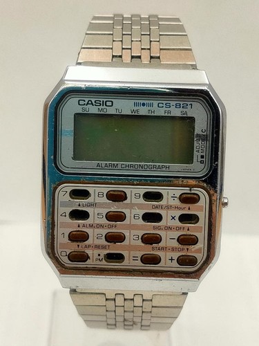 Casio 821 alarm chronograph - casio, alarm-chronograph