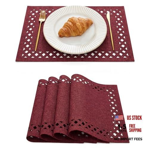 Farmhouse placemats set 4 - farmhouse,