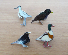 RSPB Pin Badges Bundle Birds x4