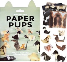 Cute Dog Origami Paper Kit, 3D