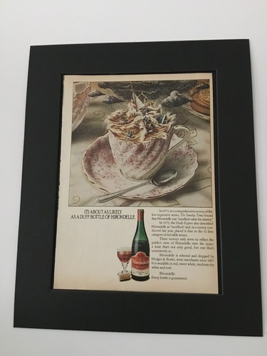 Hirondelle wine 1977 mounted - hirondelle,