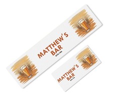 Personalised Bar Runner with