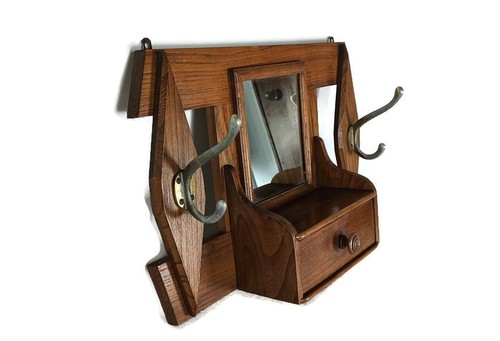 Vintage wall hanging cabinet - vintage,