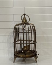 Vintage Brass Birdcage