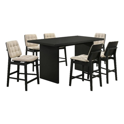 Coaster decker piece wood - coaster, 7-piece
