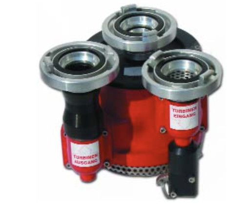 Turbo submersible pump fire