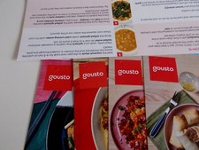 Gousto recipe cards 25 random mixed